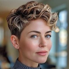 100+ Very Short Haircuts for 2024 - Really Cute Short Hair for Women - Rose idea Very Short Hairstyles For Women, Short Hair For Women, Very Short Hairstyles, Cute Short Hair, Curly Pixie Hairstyles, Short White Hair, Short Sassy Haircuts, Really Short Hair, Curly Haircuts