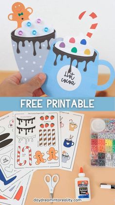 this is an easy printable for kids to make and use with their own hands