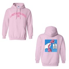 This item is MADE TO ORDER. Production can take up to 7 business days. Shipping time is additional, and varies per carrier. See details. Light pink hoodie. 50% Cotton, 50% Polyester. Our model is wearing size large (unisex). For sororities A-D, click here. Want to order 12 or more pieces? Order now. Pink Crew Neck Hoodie With Kangaroo Pocket, Pink Hooded Graphic Print Sweatshirt, Pink Hip Hop Hoodie For Winter, Pink Graphic Print Hooded Hoodie, Pink Hooded Hoodie With Graphic Print, Pink Hip Hop Hoodie For Fall, Pink Hoodie For Fall Streetwear, Pink Trendy Sweatshirt With Kangaroo Pocket, Spring Streetwear Hoodie With Screen Print