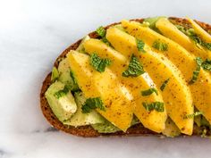 Avocado Toast With Mango, Chili Powder, and Mint Open Face Sandwich, Avocado Toast Recipe, Mango Recipes, Serious Eats, Avocado Recipes, Toast Recipes, Open Face