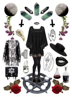 Pagan Outfits, Whimsy Goth Aesthetic, Cute All Black Outfits, Dark Academia Fashion Aesthetic, Witchcraft Stuff, Bohemian Witch, Dark Bohemian, Witchy Outfits