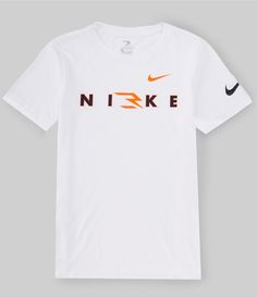 From Nike 3BRAND By Russell Wilson&#x2C; this tee features:Crew necklineShort sleeves"Nike" block lettering&#x2C; "Swoosh" design trademark and icon logo detail on the frontPullover constructionCotton/polyesterMachine wash/tumble dryImported. Nike Tees Mens, Nike T Shirts Mens, Nike T Shirt Mens, Kids Shirts Boys, Shirts For Men Designer, Labor And Delivery Nurse, Delivery Nurse, Russell Wilson, Labor And Delivery