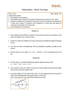 the worksheet is shown in orange and white, with an image of a circle