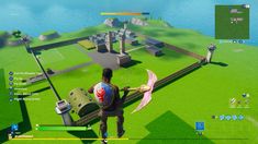 an image of a man holding a kite in the game fortnix battle royale