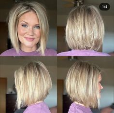 Angled Hair, Perfect Blonde Hair, Messy Bob Hairstyles, Chin Length Hair, Short Sassy Hair, Ash Blonde Hair, Mom Hairstyles, Haircuts For Medium Hair