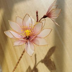 Japanese Kanzashi, Sunset Hair, Flower Hairpin, Montclair Nj, Flower Hair Pieces, Sakura Flower, Transparent Resin