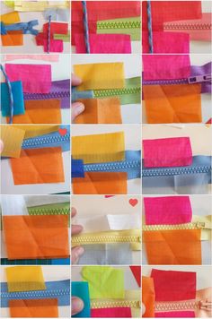 the steps in how to sew a zipper