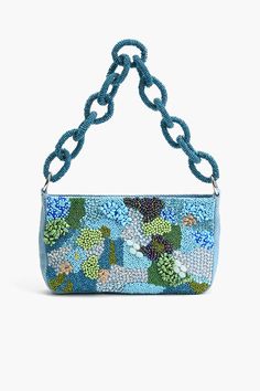 Luxury Hand Embellished Bags, Luxury Designer Embellished Bags, Luxury Embellished Shoulder Bag For Festivals, Cheap Embellished Shoulder Bag, Luxury Beaded Glamorous Shoulder Bag, Luxury Summer Embellished Shoulder Bag, Hand Beaded Bag, The Blue Lagoon, Leopard Bag