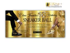 a flyer for a special event with an image of a man in a tuxedo