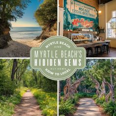 the front and back sides of myrtile beach's hidden gems