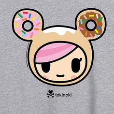 Embrace playful vibes with this women's and junior's Tokidoki graphic t-shirt featuring a cute character sporting a donut ears against a heather grey background. It's crafted from a knit cotton-blend and has a regular-fit, a crew neck, and short sleeves. Closure Type: Pullover HeadFit: Regular FitNeckline: Crew NeckSleeve Length: Short SleeveFiber Content: 90% Cotton, 10% PolyesterFabric Description: KnitCare: Tumble Dry, Machine WashCountry of Origin: Imported Cute Character, Tops Graphic, Grey Background, Cute Characters, Gray Background, Knit Cotton, Womens Tees, Heather Grey, Shirts Tops