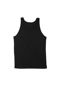 Mens Tank T-Shirt Black - Perfect TShirt Co Cotton Tank T-shirt For Athleisure, Athleisure Cotton Tank T-shirt, Black Tank T-shirt For Gym, Cotton Racerback Tank Top For Streetwear, Stretch Cotton Muscle Tee Tank, Black Muscle Tee For Summer Workouts, Cotton Stretch Tank Top For Streetwear, Stretch Cotton Moisture-wicking Tank Top, Moisture-wicking Cotton Tank Top