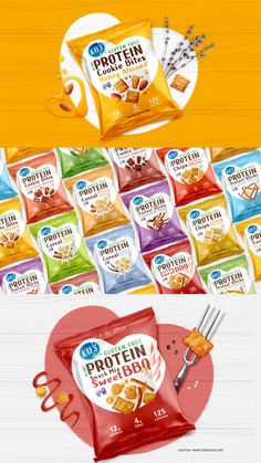 Premium Snacks packaging design ideas Snacks Packaging Design, Pouch Packaging Design, Premium Snacks, Snacks Packaging, Biscuits Packaging, Protein Cereal, Packaging Design Ideas, Gluten Free Cereal, Gluten Free Protein