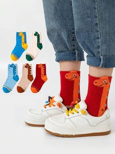 Dinosaur Design, Calf Socks, Type Graphic, Baby Socks, Kids Socks, Spring And Autumn, Spring And Fall, Maternity Bag, Fashion Online Shop