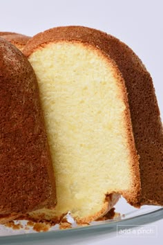 a piece of cake that has been cut in half