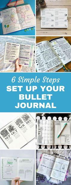 How to Set Up Your Bullet Journal - Who knew it was so easy to get started with a BuJo! Just 6 simple steps and you're on your way. So grab a notebook and pen and get started today! #BuJo #BulletJournal #Planner Spiritual Scriptures, Freebies Printable, Diy Journaling, How To Bullet Journal, Better Organization, Bullet Journal Setup, Bullet Journal How To Start A, Bullet Journal Hacks, Bujo Ideas