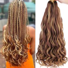 PRICES MAY VARYHair QualityHigh-quality High-temperature fiber synthesisNatural appearanceSoft touch like human hairThe curly design at the tail adds fashion sense and makes you more beautifulProduct Specifications:22Inch(75±5g/pc=2.64oz8Pcs/LotUsually 6-8 pcs can full a headColor:1B,27,30,350,T30,TBUG,T27,RS30,2730,27M613,27M33,1B3033,1B27613,1B3027Easy InstallPre stretched french curly braiding hairFrench bouncy braiding hair curlsSave much more time to French Curls, Straight Wavy Hair, Beachy Waves Hair, Wavy Hair Overnight, Short Hair Lengths, Blonde Braids