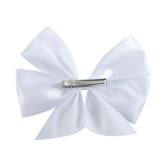 The sweetest addition to any outfit. This beautiful white satin bow will help add the finishing touch to any look. 5 1/2" Childrens Shop, Bow Hair Clip, Large Bow, Bow Hair, Satin Bow, Bow Hair Clips, White Satin, Hair Clip, Hair Clips