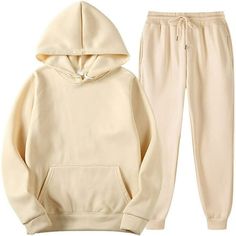 Patlollav 2Pcs Outfits Mens/Womens Sports Tracksuits Sweatshirt+Sweatpants Fall Winter Suit Color/Size: Khaki/L Gender: Women/Female/Girl It is made of high quality materials, durable enought for your daily wearing. I am sure you will like it! If you have any questions about this products, please feel free to contact us. We will contact you within 24 hours to provide you with a better solution. KEY: Womens fall fashion 2022, Christmas gifts, Womens plus size clearance, My orders Color: Beige.  Age Group: adult. Solid Hoodie, Men Tracksuit, Tracksuit Men, Sweatsuit Set, Track Suit Men, Traje Casual, Legging Sport, Hoodie And Sweatpants, Jeans Cargo