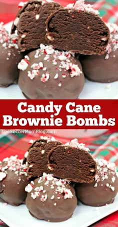 Peppermint Brownie, Dessert Holiday, Brownie Truffles, Peppermint Brownies, Christmas Candy Recipes, Christmas Food Desserts, Sweet Snacks Recipes, Fudge Brownies