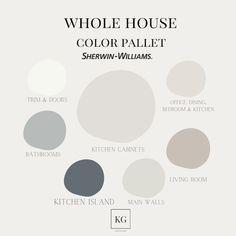 the whole house color palette for sheryln williams's kitchen and dining room