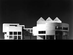 black and white photograph of an architectural building