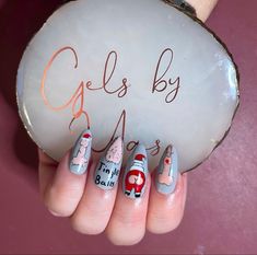 Penis Christmas Nails Nails Pretty, Hair Nails, Pretty Stuff, Christmas 2023, Funky Nails, Nails Ideas, Christmas Nails