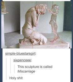 an image of a statue that is in the middle of a page with caption