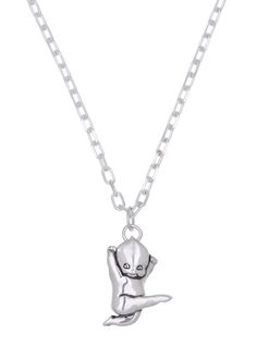 Flying Baby Necklace in Silver Baby Necklace, Sterling Silver Charm, Cable Chain, Silver Charms, Jewelry Care, Pendant Jewelry, Lobster Clasp, Jewelry Necklace Pendant, Cable