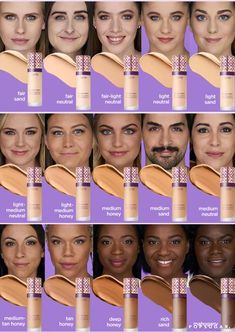 Tarte Shape Tape Concealer Shades, Tarte Foundation Swatches, Tarte Concealer Swatches, Tarte Shape Tape Foundation, Tarte Shape Tape Concealer Swatches, Trendy Foundation, Ulta Finds, Contour Ideas, Kawaii Cosmetics