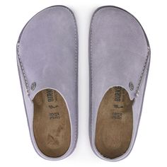 Zermatt Premium Suede Leather Purple Fog | BIRKENSTOCK Birkenstock Zermatt, Birkenstock Styles, Zermatt, Dream Shoes, Natural Rubber, Natural Leather, Signature Style, Shoe Collection, Fashion Store