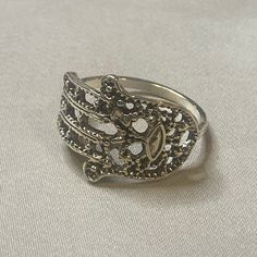 Silver Ring, Size 9, Brand New, Only Been Worn For These Photos! Vintage Metal Rings For Festival, Handmade Adjustable Punk Rings, Adjustable Gothic Rings, Adjustable Silver Gothic Rings, Silver Grunge Ring Jewelry, Silver Grunge Rings For Gifts, Goth Grunge, Hand Ring, Stackable Rings