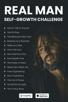 the real man self - growth challenge is here to help you grow your own business