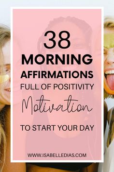 38 Morning affirmations for positivity motivation to start your day! Learn the best affirmations on positivity for women using empowering affirmations based on law of attraction daily motivation as soon as you wake up! #affirmations #lawofattraction #inspiration #thesecret Affirmations For Friendship Goals, Wake Up Affirmations, I Am Affirmations Law Of Attraction, Daily Morning Affirmations, Morning Affirmations To Start Your Day, Positive Quotes Motivation Daily Affirmations, Daily Affirmations Success, Affirmations Positive Law Of Attraction, Affirmation Examples