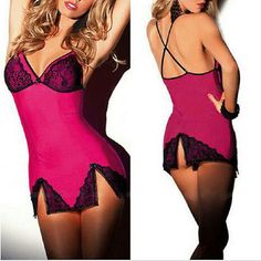 Hot Pink and Black Babydoll Lingerie + G string Hot Pink and Black Babydoll Lingerie + G string Set Size: Fits XXS and XS Material: Polyester and Spandex Brand new (no tags ) No Brand Intimates & Sleepwear Chemises & Slips Black Babydoll, Lingerie Dress, Babydoll Lingerie, Women Lingerie, Night Gown, Lace Dress, Slippers, Slim Fit