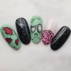 Halloween Nails Acrylic, Nails Grunge, Halloween Nails Diy, Holloween Nails, Witchy Nails, Halloween Acrylic Nails, Cute Halloween Nails, 2023 Halloween