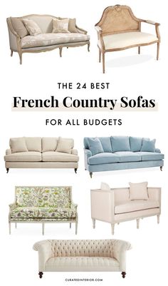 the best french country sofas for all budget conscious