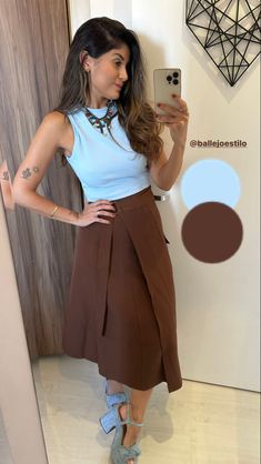 Color Block, Lifestyle, Skirt, Color