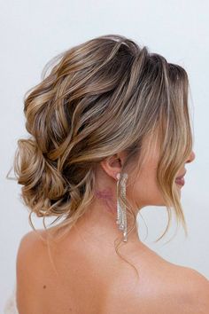 Incredibly Cool Hairstyles For Thin Hair ★ Messy Twisted Low Bun Fine Hair Updo, Best Wedding Hairstyles