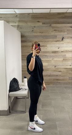 Gym Outfit Girl, Outfit For Gym, Gym Outfit Women, Black Gym Outfit, Gymshark Outfit, Girl Gym Outfits, Women Tips, Look Legging