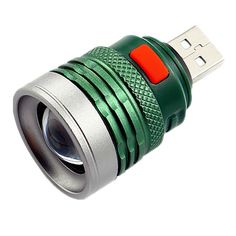 an image of a green and red usb device