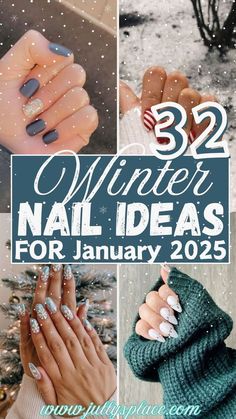 Winter Nail Designs, Winter Nail, Ombre Effect, Icy Blue, Long Winter, Snowflake Designs, Holiday Themes, Jewel Tones