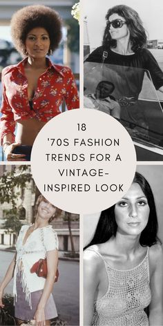 Craving a vintage-inspired look? Check out these 18 '70s fashion trends that will help you achieve the perfect retro style with a modern twist. 1970s Club Fashion, 60s And 70s Aesthetic, 80s Everyday Fashion, Black Women 70s Outfits, 70s Outfits Ideas For Women, Women’s 70s Fashion, 70s Afro Fashion, 70 Outfits Ideas