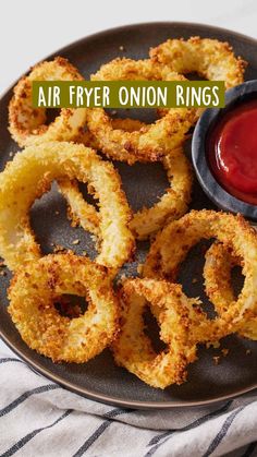 some onion rings on a cutting board with the words grease bracelets above them and an image of fried onion rings