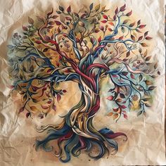 Tree Of Life Tattoo Art Collection Life Tree Tattoo Design, Tattoo Ideas Female Tree Of Life, Tree Of Life Tattoo Feminine Back, 4 Seasons Tattoo, Tree Of Life Tattoo Design, Mother Nature Tree Of Life Tattoo, Tree Of Life Tattoo For Women Color, Tree Of Life Tattoo Feminine