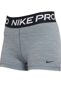 Nike Fits, Nike Spandex Shorts, Grey Nike Pros, Nike Spandex, Nike Pro Spandex, Cute Nike Outfits, Soccer Outfits, Fitness Wear Outfits, Nike Pro Women