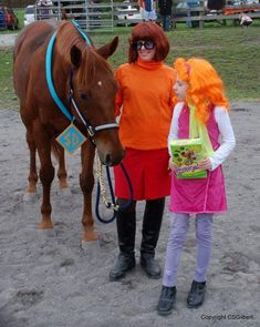 Costume Ideas For Horses And Rider, Horse And Owner Costumes, Easy Horse Halloween Costumes, Horse And Human Halloween Costumes, Horse And Person Costume, Horse And Owner Halloween Costumes, Equestrian Halloween Costumes