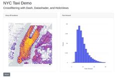 two screens showing different types of data