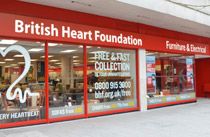 a british heart foundation store front