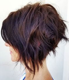 Bob Lung, Messy Bob, Messy Bob Hairstyles, Layered Bob Hairstyles, Short Hairstyles For Thick Hair